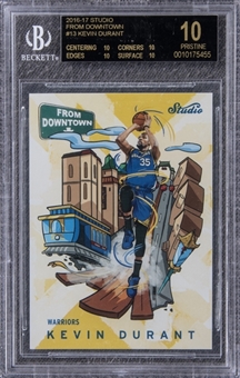 2016-17 Studio "From Downtown" #13 Kevin Durant - BGS PRISTINE 10, Black Label